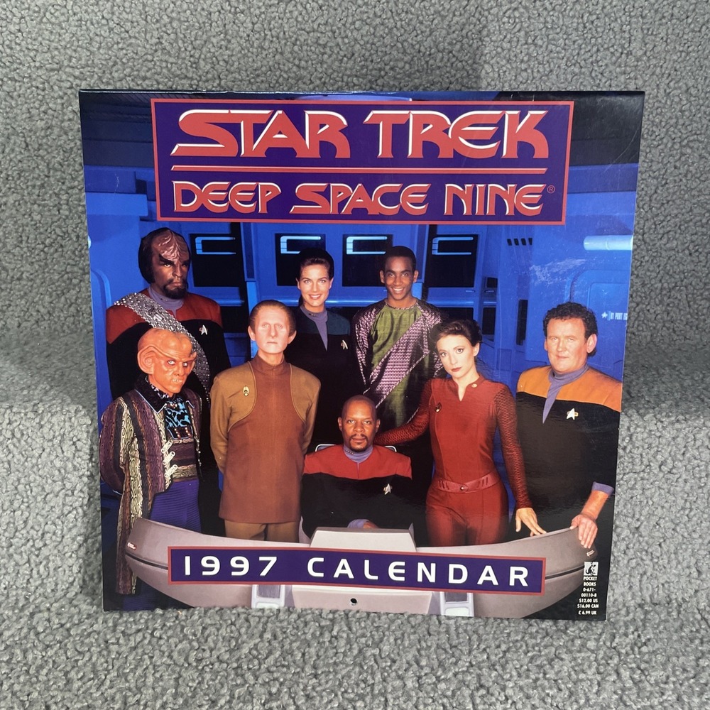 Star Trek : Deep Space Nine 1997 Calendar (Works For 2025) Open/unused